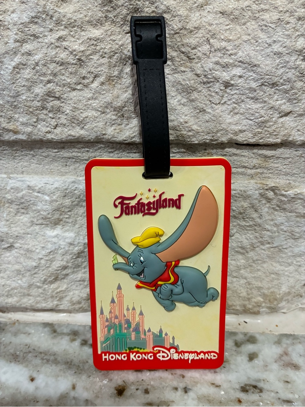 Disney Dumbo Fantasyland Luggage Tag - Blue, Red, Yellow